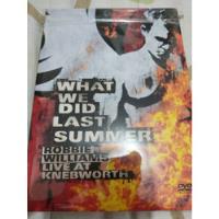 Dvd Robbie Williams - What We Did Last Summer (live At Knebw comprar usado  Brasil 