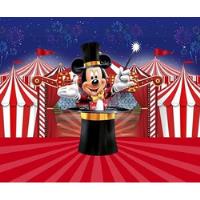 Usado, Painel Sublimado 2,50a X 3,00l - Festas Tema Circo / Mickey  comprar usado  Brasil 