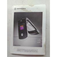Usado, Manual Celular Motorola V3   comprar usado  Brasil 