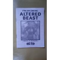 Manual Altered Beast Mega Drive, usado comprar usado  Brasil 