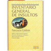 Pancracio Celdrán - Inventario General De Insultos, usado comprar usado  Brasil 