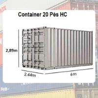 Container Marítimo 20 Pés Hc comprar usado  Brasil 