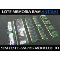 Defeito - Lote De Memoria Ram Usadas Antigas - Diversas - X1 comprar usado  Brasil 