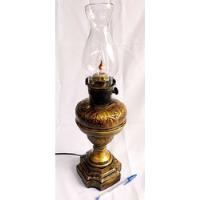 Luminária Abajur Estilo Lampião Antigo Em Resina Decorada comprar usado  Brasil 