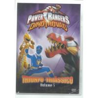 Dvd Power Rangers, Dino Trovão, Triunfo Triássico, Volume 5 comprar usado  Brasil 