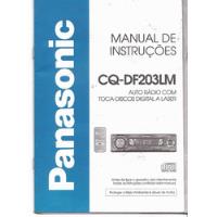 Manual Proprietario Som Panasonic Cq-df203lm Frete Grátis comprar usado  Brasil 