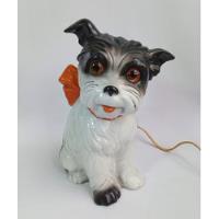 Luminária Abajur Cachorro Com Laço Porcelana Muito Antiga comprar usado  Brasil 