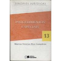 Livro Procedimentos Especiais - Coleção Sinopses Jurídicas 13 - Marcus Vinícius Rios Gonçalves [2006] comprar usado  Brasil 