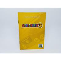 Apenas O Manual - Mario Party 3 Nintendo 64 - Usa comprar usado  Brasil 