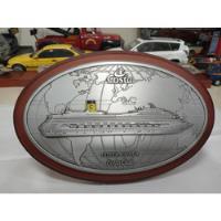 Placa Maquete Decorativa Miniatura Navio Costa Mágica, usado comprar usado  Brasil 