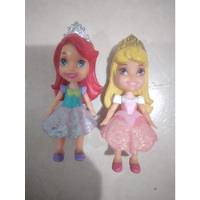 2 Mini Princesas Disney Ariel E Aurora  comprar usado  Brasil 