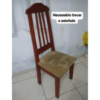 Cadeira De Madeira Maciça Para Mesa Jantar - Usada  comprar usado  Brasil 