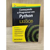 Começando A Programar Em Python Para Leigos, usado comprar usado  Brasil 