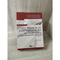 Manual De Contabilização De Tributos E Contribuições Sociais, usado comprar usado  Brasil 