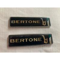 Emblemas Bertone Italia Kadett Gsi Comversivel Par Epoca , usado comprar usado  Brasil 