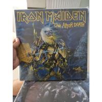 Iron Maiden Live After Death Lp Vinil Importado 3 Encartes, usado comprar usado  Brasil 