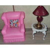 Poltrona Cadeira Sofá Casa De Bonecas Barbie Susi Móveis, usado comprar usado  Brasil 