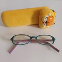 Usado, Óculos De Grau Infantil Com Lente + Estojo Garfield Seminovo comprar usado  Brasil 