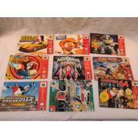 Lote Com 9 Encartes De Jogos De Nintendo 64 - Leia Descrição, usado comprar usado  Brasil 