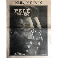 Usado,  Jornal Revista Antigo Folha De São Paulo Pelé (1956-1974)  comprar usado  Brasil 