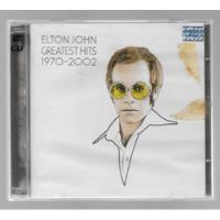 Cd Elton John  Greatest Hits 1970-2002/duplo, usado comprar usado  Brasil 