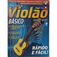 Revista Novo Curso De Violão Basico George Wolf's comprar usado  Brasil 