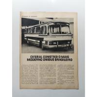 Usado, Ônibus Antigo Ciferal 1967 - Páginas De Revista comprar usado  Brasil 