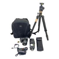 Kit Camera Profissional Sony Alpha A6400 64gb Tripé Flash comprar usado  Brasil 