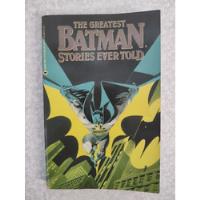 The Greatest Batman Stories Ever Told Ed. Warner Books Hq , usado comprar usado  Brasil 