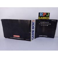 So O Manual Do Console Game Boy Classico Tijolão / Loja Rj comprar usado  Brasil 