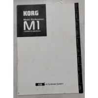 Manual Original Do Korg M1 Workstation E Voice Name List comprar usado  Brasil 