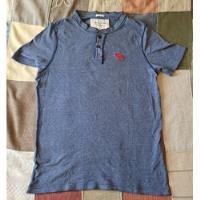 Camiseta Abercrombie & Fitch Azul comprar usado  Brasil 