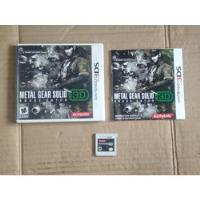 Metal Gear Solid 3 Snake Eater -- Original - Nintendo 3ds #3 comprar usado  Brasil 