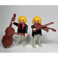 Playmobil Músicos Vitorianos Violino Violoncelo Instrumentos, usado comprar usado  Brasil 