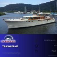 Trawler 63 - Chris Craft - Barco  - Filme  Beto Roquefeler comprar usado  Brasil 