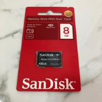 Cartão De Memória Memory Stick Pro Duo 8gb - Sandisk P/ Sony comprar usado  Brasil 
