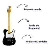 Usado, Guitarra Telecaster Phx Vintage Preta Tl-2 Bk comprar usado  Brasil 