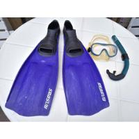 Kit Mergulho Nadadeira Seasub 37/39 Máscara Tribord Snorkel comprar usado  Brasil 