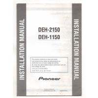 Usado, Manual De Instalação Pioneer Deh-2150 E Deh-1150 comprar usado  Brasil 