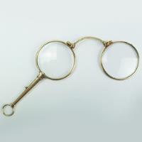 Usado, Óculos Antigo Em Ouro 14k Lorgnon Tipo Pince Nez Raridade comprar usado  Brasil 