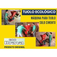 Prensa Hidráulica Eco Brava Eco Máquinas Tijolo Ecológico, usado comprar usado  Brasil 