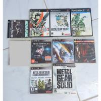 Usado, Lote Coleção Metal Gear Solid Ps1 Ps2 Ps3 comprar usado  Brasil 
