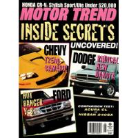 Motor Trend Ago/1996 Acura Cl Nissan 240sx Honda Cr-v Dakota comprar usado  Brasil 