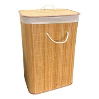 Usado, Cesto De Bambu Para Roupas Sujas Banheiro Lavanderia C Alças comprar usado  Brasil 