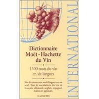 Livro Dictionnaire Moet-hachette Du Vin - 1500 Mots Du Vin En Six Langues - Hachette comprar usado  Brasil 