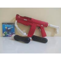 Playstation 3 Move + Motion + Sharp Shooter + Jogo comprar usado  Brasil 
