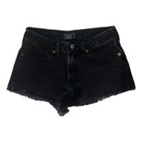 Short Jeans Preto Da Abercrombie & Fitch - Tam 34 comprar usado  Brasil 
