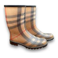 Bota / Galocha - Burberry Plaid Print Rubber Rain boots comprar usado  Brasil 