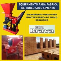 Fábrica Tijolo Ecologico Briks Paver Intertravado Bloquete, usado comprar usado  Brasil 