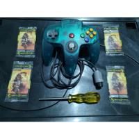 Lote Controle Nintendo 64 N64 + Gamebit Cartuchos + Brindes comprar usado  Brasil 